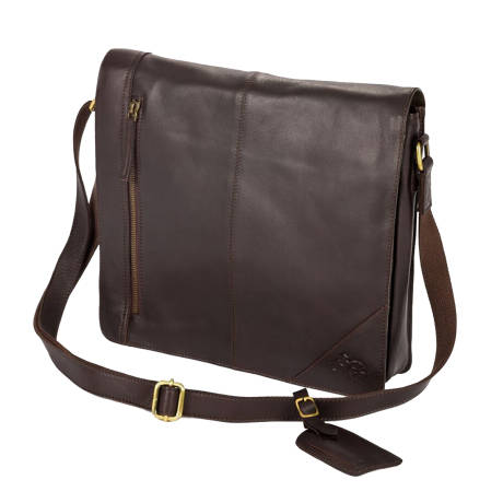 Eastern Counties Leather - Wide Messenger Bag