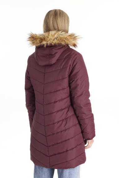 Fur Trimmed Hood Waterproof Coat - Modern Eternity