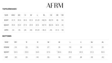 AFRM - Dove Mini Dress