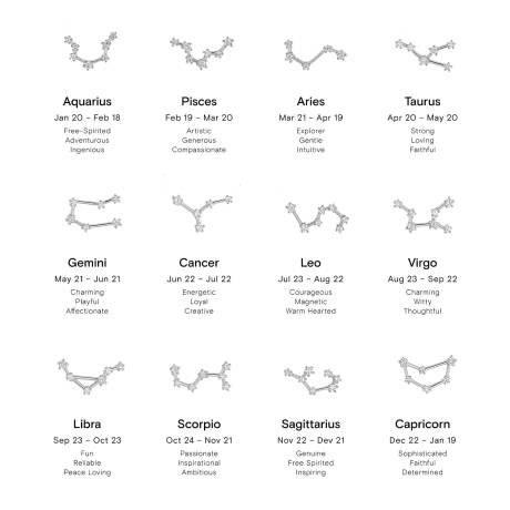 Bearfruit Jewelry - Constellation Necklace - Aries