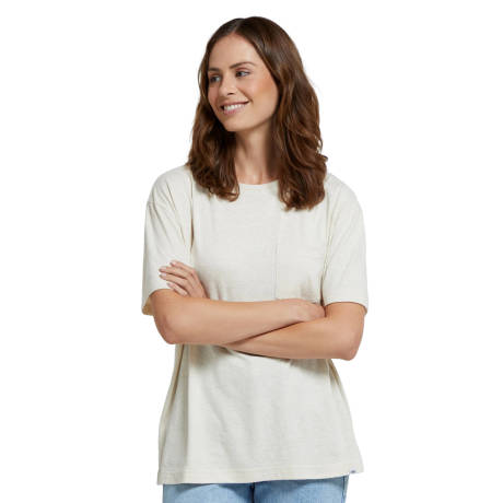 Animal - Womens/Ladies Elena Marl Natural Cotton T-Shirt