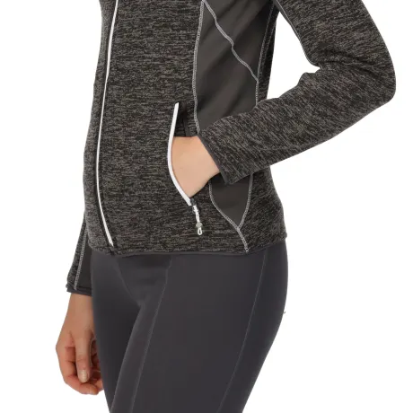 Regatta - Womens/Ladies Walbury V Textured Marl Full Zip Fleece Jacket