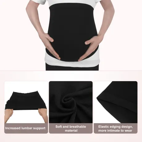 Allegra K- 2 Pcs Maternity Pregnancy Support Belly Band