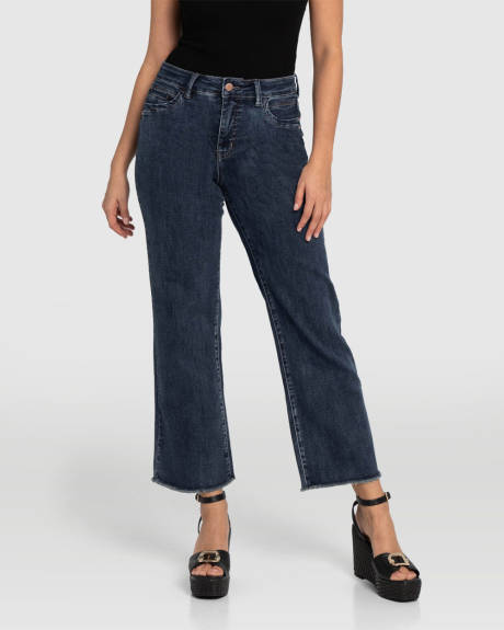 LOIS - Georgia Wide Ankle  Indigo Jeans