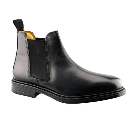 Roamers - Mens Leather Quarter Lining Gusset Dealer Boots