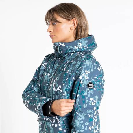Dare 2B - Womens/Ladies Verdict Animal Print Insulated Hooded Ski Jacket