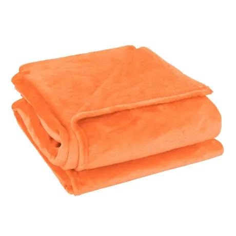 PiccoCasa- Flannel Fleece Plush Microfiber Bed Blanket 78x90 Inch