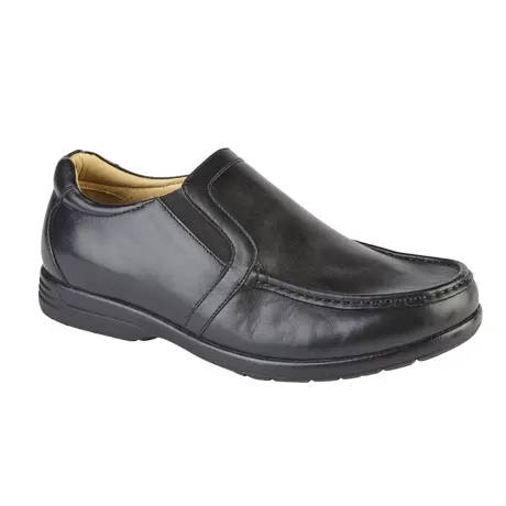 Roamers - Mens Leather XXX Extra Wide Twin Gusset Casual shoe
