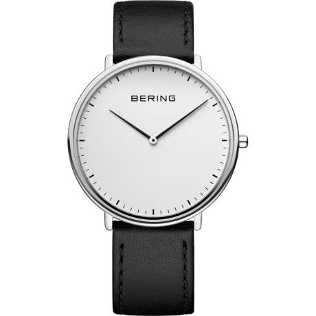 BERING - 39mm Men's Ultra Slim Stainless Steel Watch In Yellow Gold/Silver