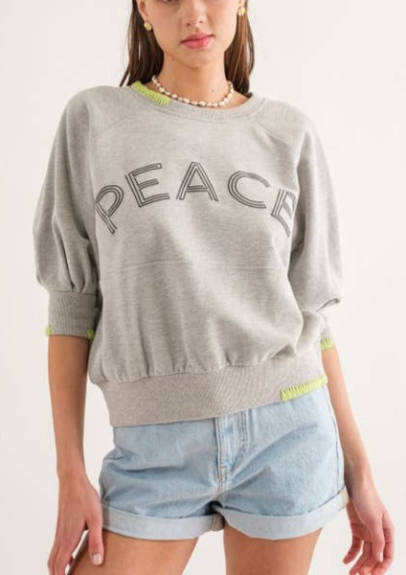 Sweat-shirt Peace