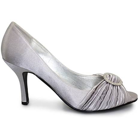 Lunar - Womens/Ladies Sienna Diamante Court Shoes