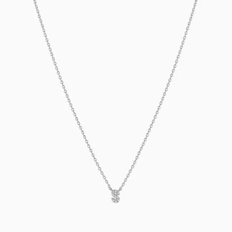 Bearfruit Jewelry - Collier initial en cristal - Lettre S