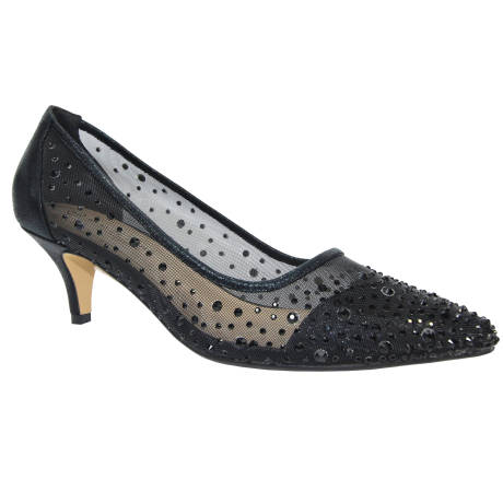 Lunar - Womens/Ladies Alisha Faux Gemstone Court Shoes