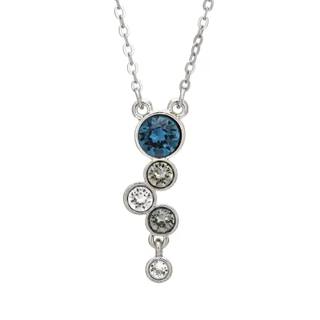 Montana Crystal Clustered Pendant Necklace made with Quality Austrian Crystals - MICALLA