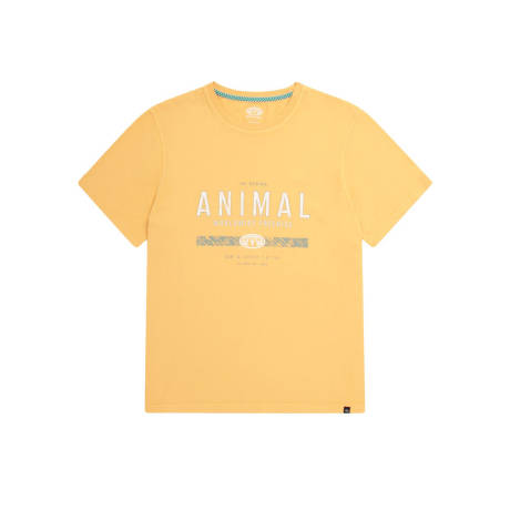 Animal - Mens Jacob Printed Natural T-Shirt