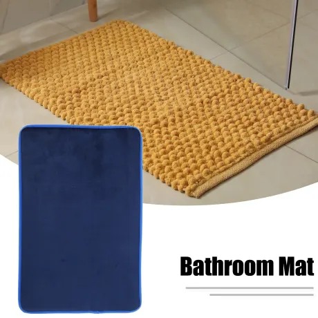 Unique Bargains- Solid Color Bathroom Rug Mat