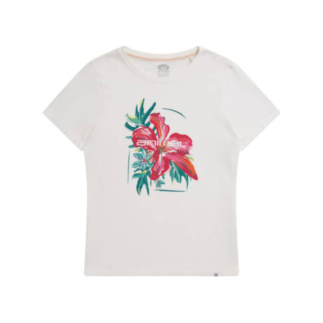 Animal - Womens/Ladies Carina Hibiscus Natural T-Shirt