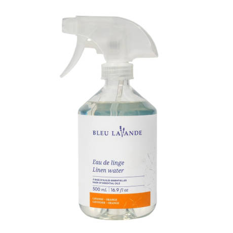 Bleu Lavande - Lavender-orange linen water - 500 ml