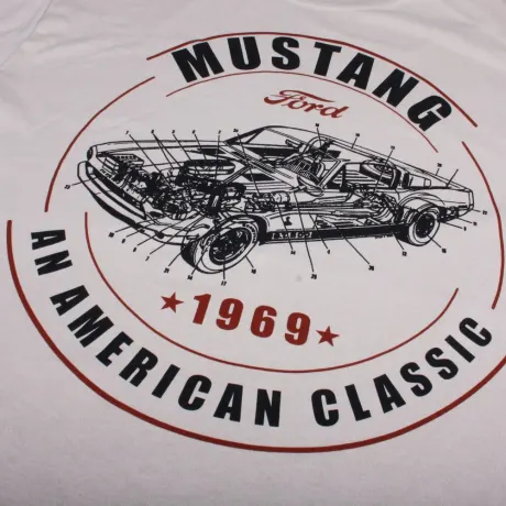 Ford - - T-shirt MUSTANG - Homme