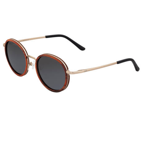 Earth Wood - Himara Polarized Sunglasses - Swiss Walnut/Brown