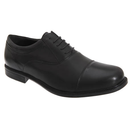 Roamers - Mens Fuller Fitting Capped Leather Oxford Shoes