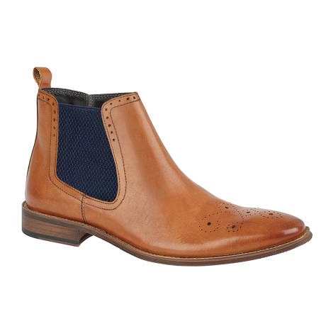 Roamers - Mens Leather Ankle Boots