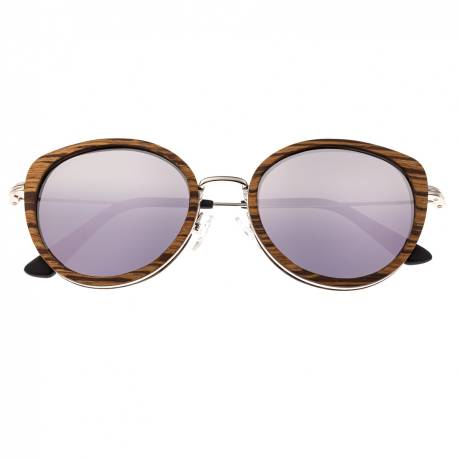 Earth Wood - Oreti Polarized Sunglasses - Annato/Silver