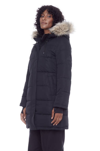 Alpine North Women's - AULAVIK | Vegan Down Recycled Mid-length Hooded Parka Coat