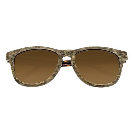 Earth Wood - Cove Polarized Sunglasses - Brown/Brown