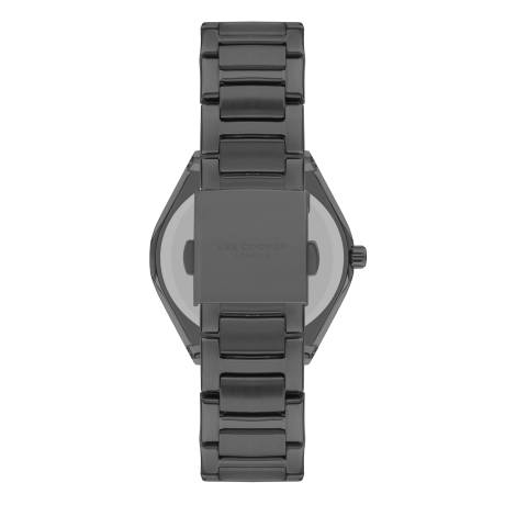 LEE COOPER-Men's Silver 43mm  watch w/Silver Dial