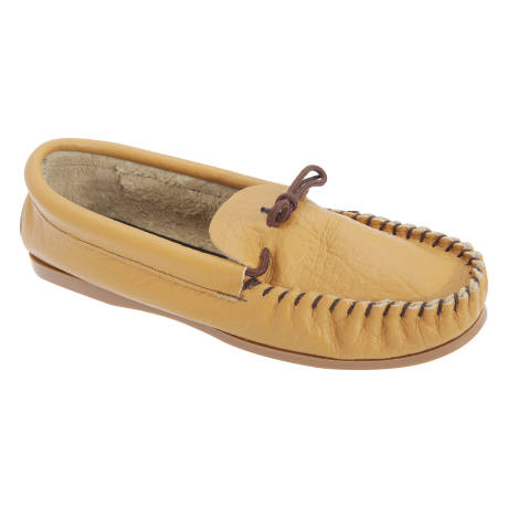 Mokkers - Mens Gordon Softie Leather Moccasin Slippers