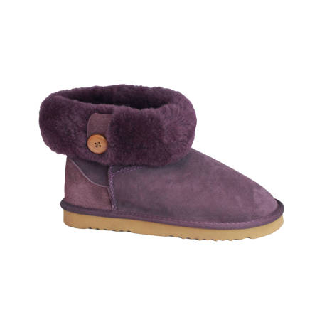 Eastern Counties Leather - Womens/Ladies Freya Cuff And Button Sheepskin Boots