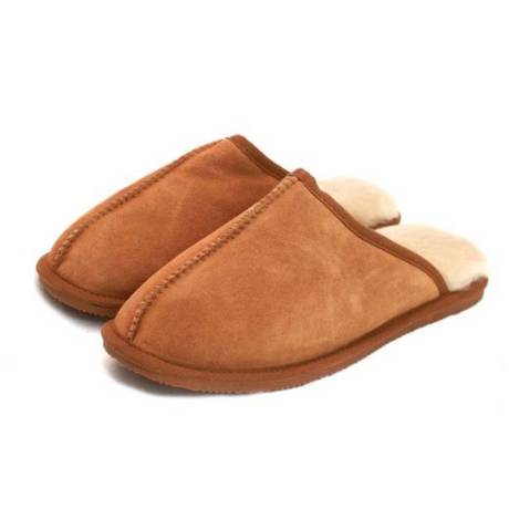 Eastern Counties Leather - Unisex Adults Sheepskin Lined Mule Slippers