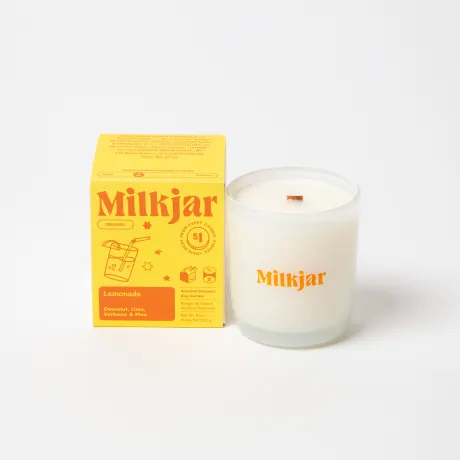 Milk Jar Lemonade Candle | Coconut, Lime, Verbena & Pine 8oz