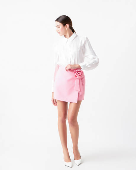 endless rose- Corsage Mini Skirt