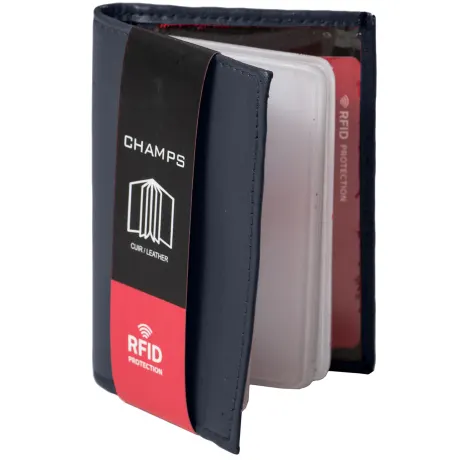 Champs Porte-cartes en cuir avec protection RFID