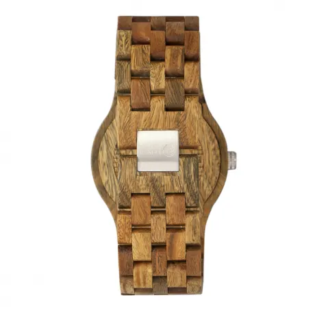 Earth Wood - Montre bracelet Inyo avec date - Olive