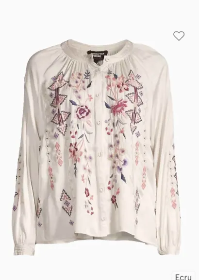 Johnny Was - Curacao Poet Blouse