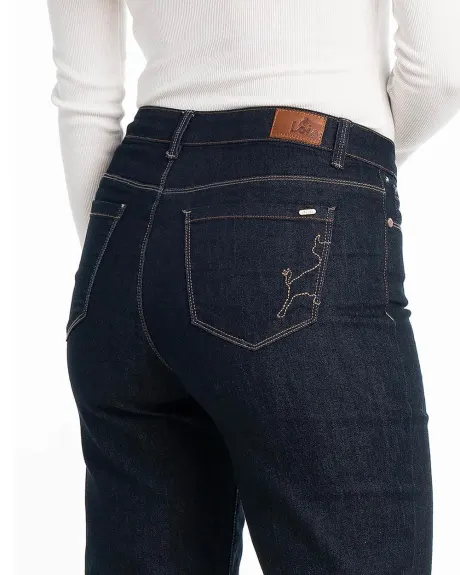 LOIS - Jeans Georgia Wide Indigo Foncé