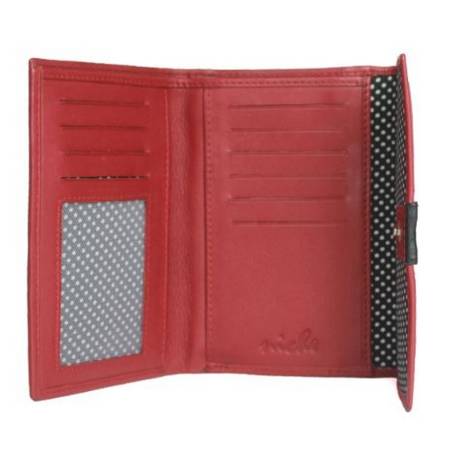 Eastern Counties Leather - Womens/Ladies Melanie Wallet With Scalloped Detail Pane