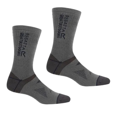 Regatta - Unisex Adult Wool Hiking Boot Socks (Pack of 2)