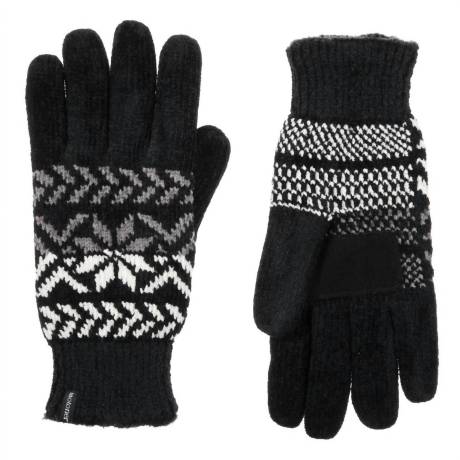 Isotoner - Women’S Chenille Snowflake Gloves