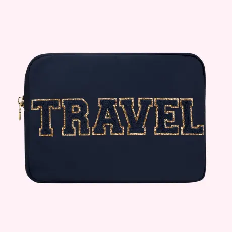 Stoney Clover Lane - "travel" Large Pouch