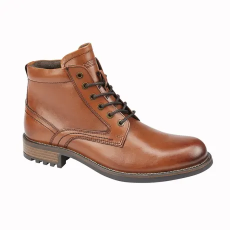 Roamers - Mens Elgin Leather Ankle Boots