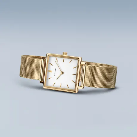 BERING - 26mm Ladies Classic Stainless Steel Watch In Yellow Gold/Yellow Gold