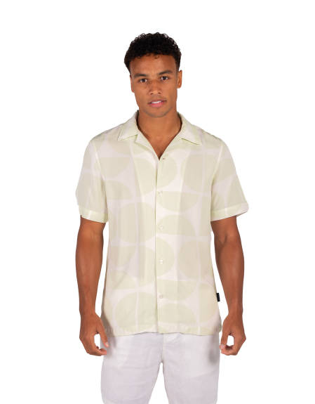 Coast Clothing Co. - Geo Green Bamboo Shirt