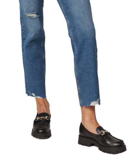 Lola Jeans DENVER-DIS High Rise Straight Jeans
