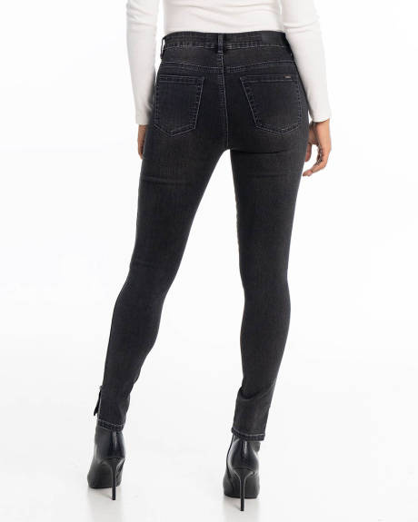 LOIS - Erika Ankle Faded Black Jeans