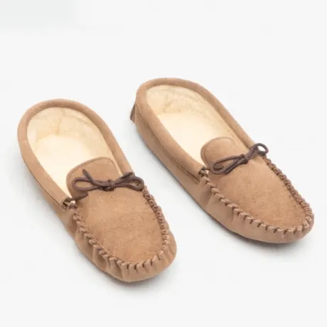 Mokkers - Mens Jake Suede Moccasin Slippers