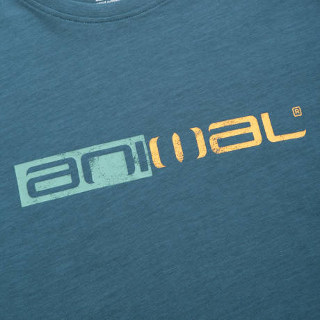 Animal - Mens Jacob Distressed Logo Natural T-Shirt